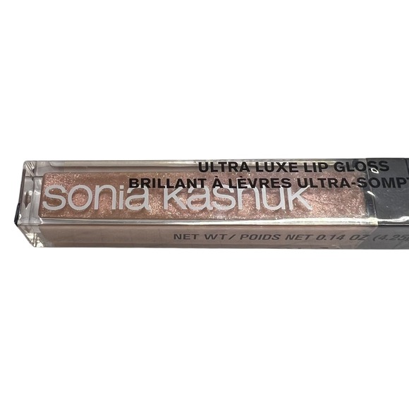 Sonia Kashuk Ultra Luxe Lip Gloss Sparkling Sugar 01 New‎ Hydrating Beige, Nude - Picture 1 of 11